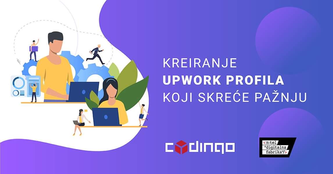 mtelfabrika's tweet photo. Ivan Radunović i Codingo d.o.o. u srijedu, 9. oktobra u 19:00h organizuju prvo predavanje o izgradnji freelancing karijere. 
Tema prvog predavanja je “Kreiranje UpWork profila koji skreće pažnju”. https://t.co/WKaHN6twBY