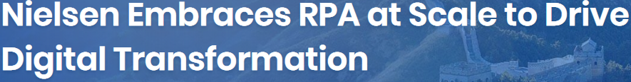 nielsen's tweet photo. With the pace of change within CPG, we needed a solution to help us stay ahead of it and accelerate our company-wide transformation. Through robotic process automation tech from @UiPath our associates have saved nearly 350,000 hours over the past 18 months https://t.co/Bshn0gNyoP https://t.co/RfxBGIRqxK