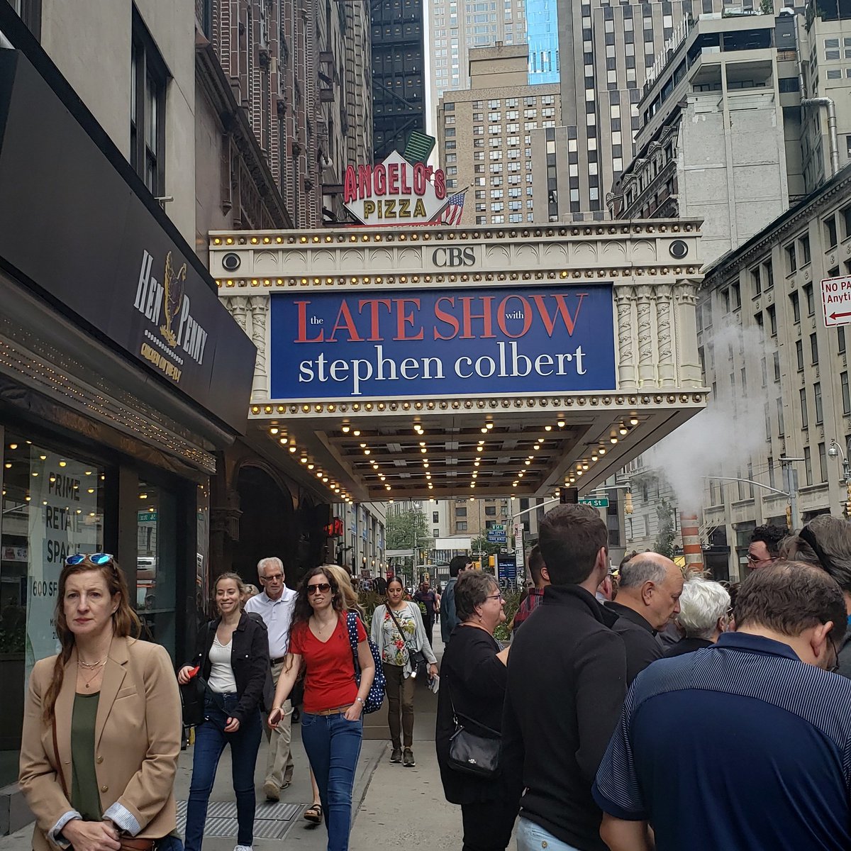 Excited to see a few cool people this afternoon <a href="/colbertlateshow/">The Late Show</a>  <a href="/StephenAtHome/">Stephen Colbert</a> <a href="/HillaryClinton/">Hillary Clinton</a>