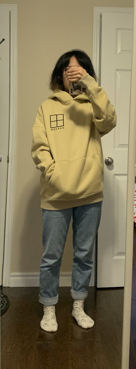 yellow fluffy hoodie