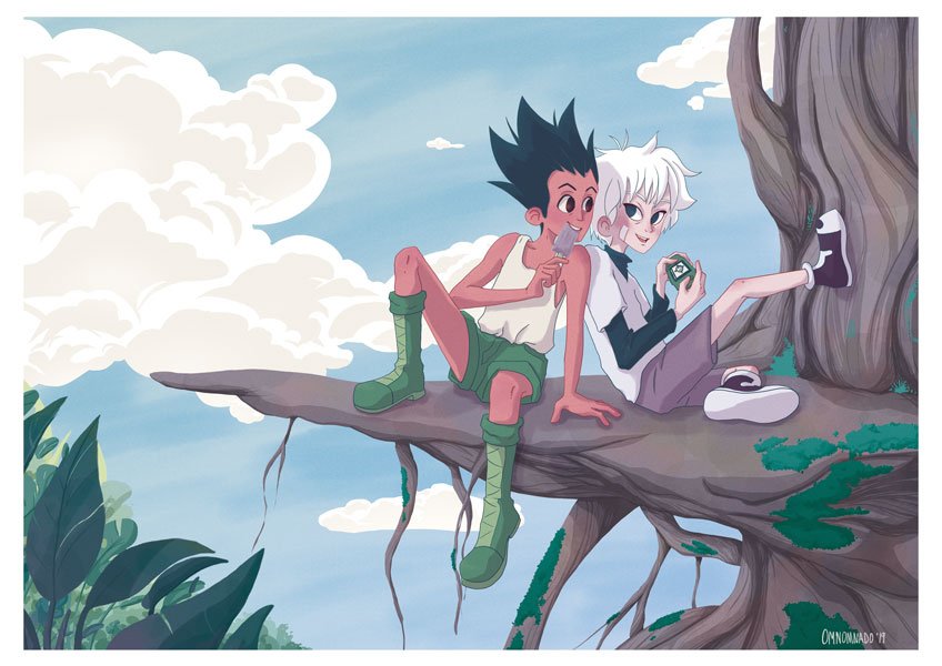 No bc Gon was so chill w it? #hxh #hunterxhunter #killua #anime #hxhm