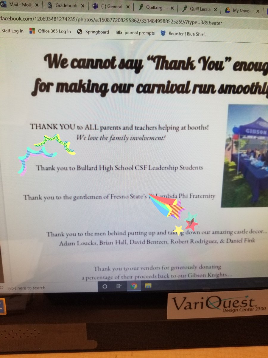 Thank you to everyone who helped out at the Gibson carnival and to those who donated cakes.