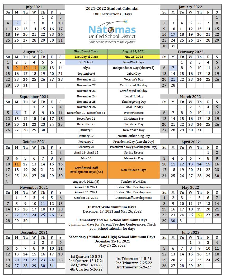 Ou Academic Calendar 2022 Natomas Unified On Twitter: "The 2020-2021 And 2021-2022 School Year  Calendars Are Now Available! To Download, Please Visit Our Website At  Https://T.co/Caviq0O5Uw…/Annual-School-Calendar/. 🗓️ Let The Planning  Begin! Https://T.co/Wpwbywcnkb" / Twitter
