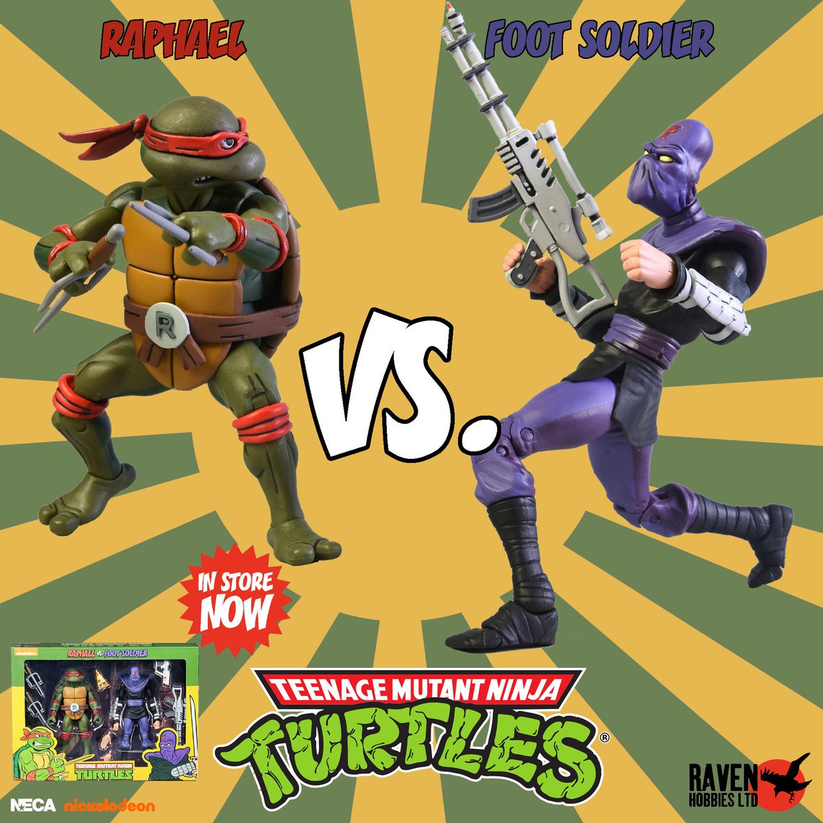 RavenHobbies's tweet photo. The original 90s @Nickelodeon animated series versions of the #TeenageMutantNinjaTurtles twin packs by #NECA are in stock and in store at Raven Hobbies in @TrinityMarket1 

#CowabungaDudes

#TMNT #Shredder #Donatello #Leonardo #Michelangelo #Raphael #Footclan #Krang https://t.co/TJplCIT9kV