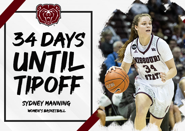 MoStateWBB's tweet photo. 3️⃣4️⃣ DAYS! #MSUBears https://t.co/A9J3Kt5dnV