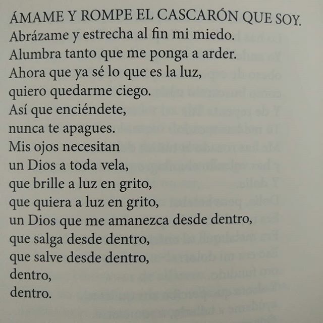 javierbp30's tweet photo. Del libro de #PoesíaMística "Dios a media voz" de #DanielCotta #Málaga #SinFiltros #SinTrampaNiCartón https://t.co/xpIWhMwtUK https://t.co/2F25HNP4my