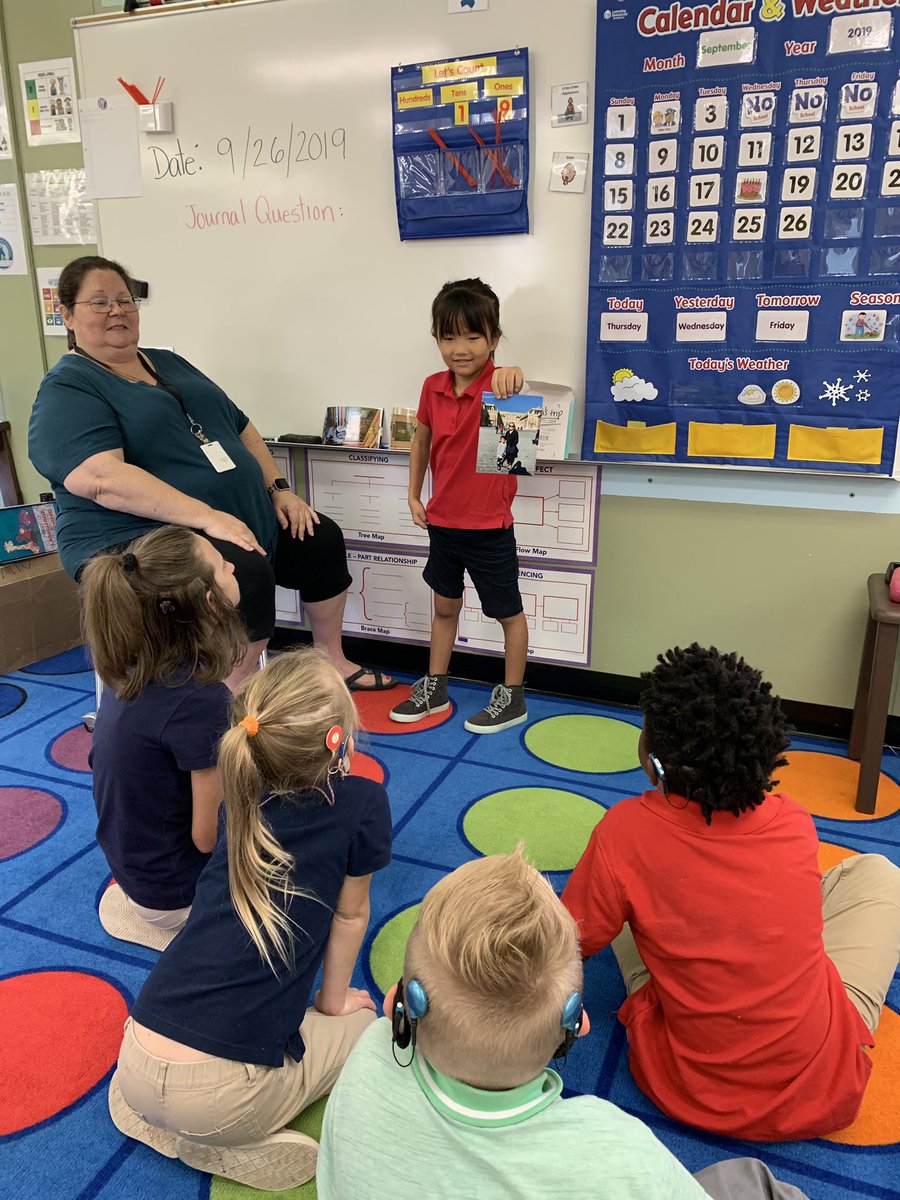 tinymightyteach's tweet photo. Sharing the exciting #global #adventures she got to experience! All of her friends loved seeing pictures of Europe! #deafed #deafeducation #assistivetechnology #FHG4all @BoniPHall @cm_eames @cmadaniels @FHGES @TLMcupcakery https://t.co/ggaVU633iR
