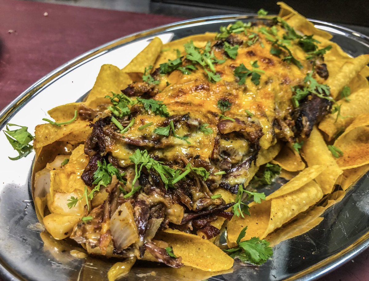 Orelle's tweet image. #nachos #pulledlamb #bbq #barbecue #chef #pitmaster