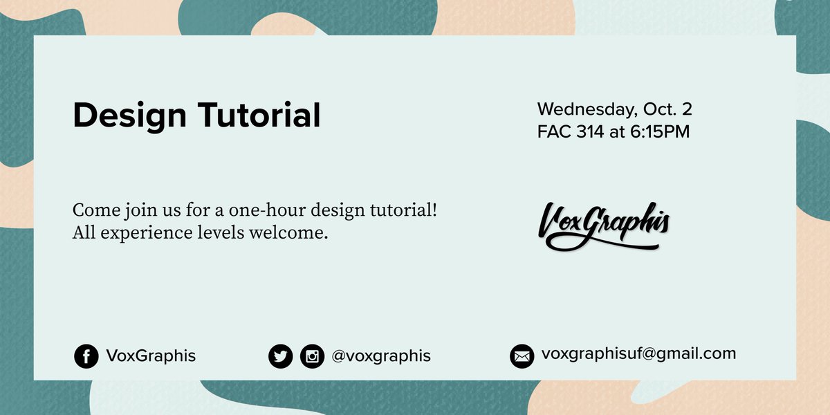 voxGraphis's tweet image. Join us for a design tutorial this Wednesday!