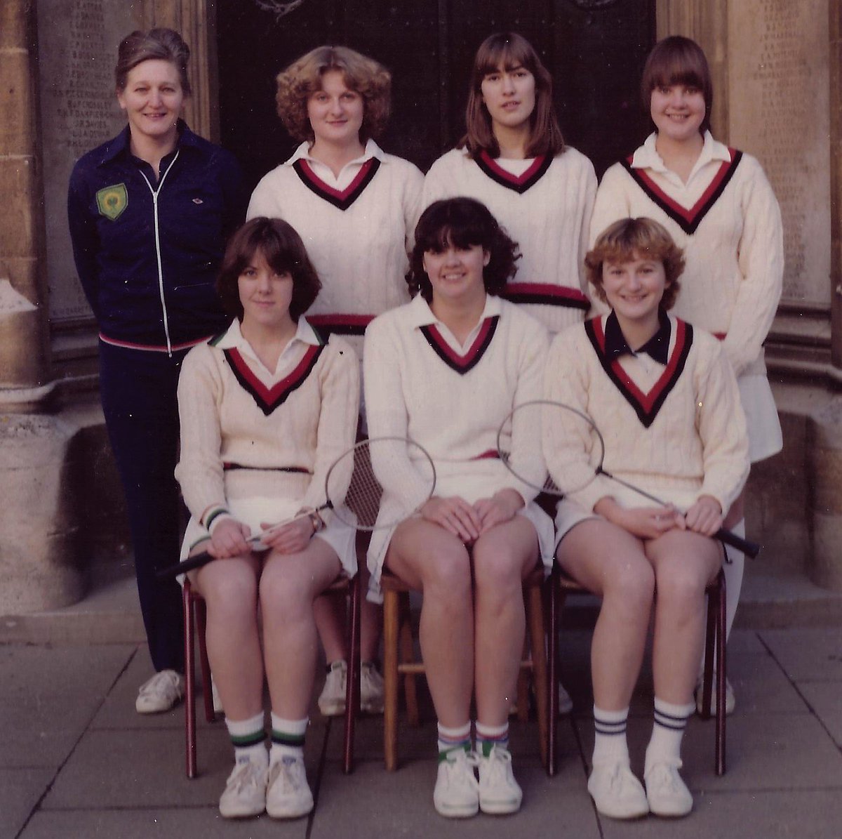 Our @OakhamSch girls badminton team from 1978 - 1979. #NSHD2019 #sportingheritage #badminton