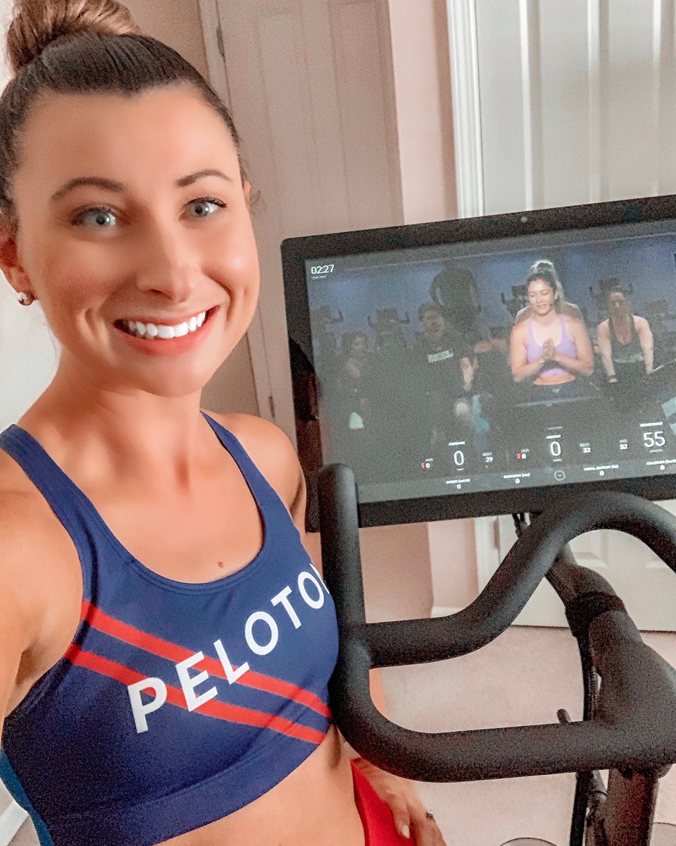 KelleyMcC84's tweet photo. Breaking milestone after milestone... and smiling my way through each step is what @onepeloton has taught me as I took my 200th ride yesterday! I love this community and the positivity that serves me!
Thanks for the shoutout @emmalovewell #sweatwithswagger #livelearnlovewell https://t.co/MUnlkLHQvF