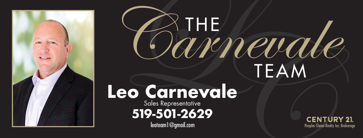 Big Thank you to Leo Carnevale and his team for their sponsorship!  

Always supporting Norfolk County!

Leo Carnevale