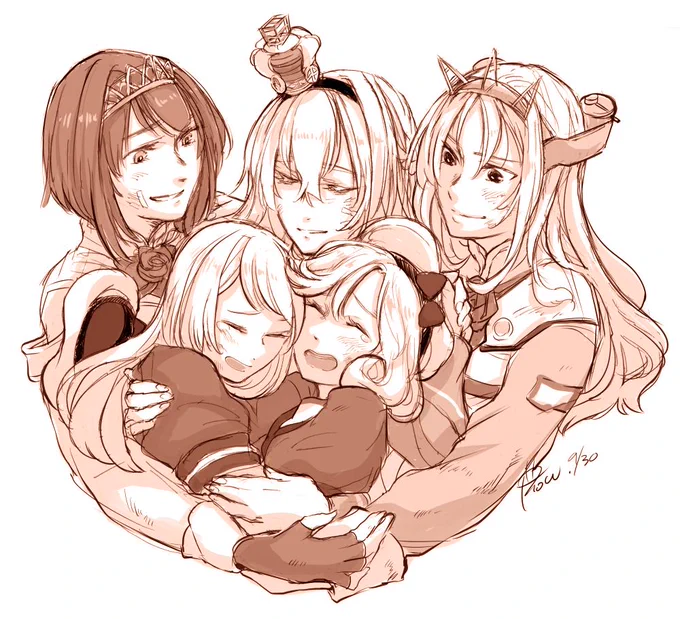 みんなお疲れさまでした 大好きだぞ
#艦これ 
