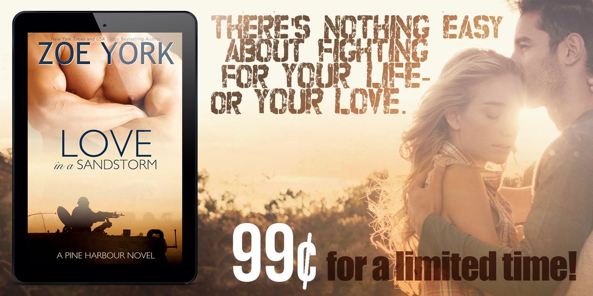 ZoeYorkWrites's tweet photo. SURPRISE SALE!!! Love in a Sandstorm has never been discounted before. Grab Sean and Jenna's story for just 99 cents this week!

READ MORE ON MY WEBSITE: https://t.co/GN6ANhNu7g https://t.co/IJDBfUREuR