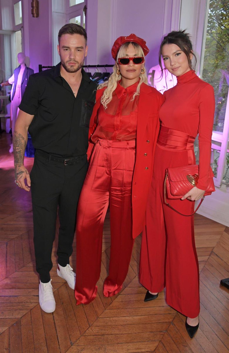LiamPayne's tweet photo. Congrats on an amazing launch event in Paris last night @RitaOra ✨ https://t.co/n2oSGZHspj