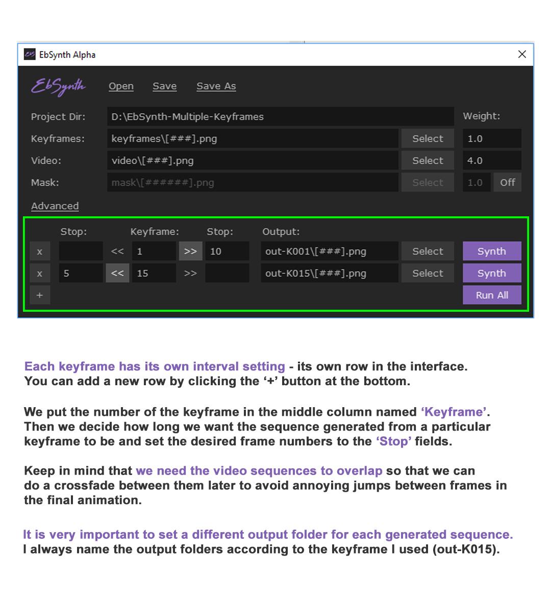 ebsynth's tweet image. #EbSynth TIP!
We often get asked how to handle multiple keyframes to produce a smooth animation. Here&apos;s a quick tutorial showing exactly that! 😊