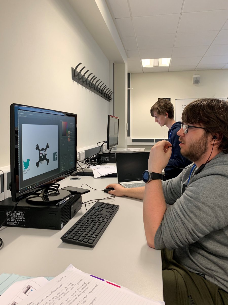 TheCursedCoders's tweet photo. The Digital Media Team #computing4wc #harryandlukus https://t.co/qpYZrNVQXY