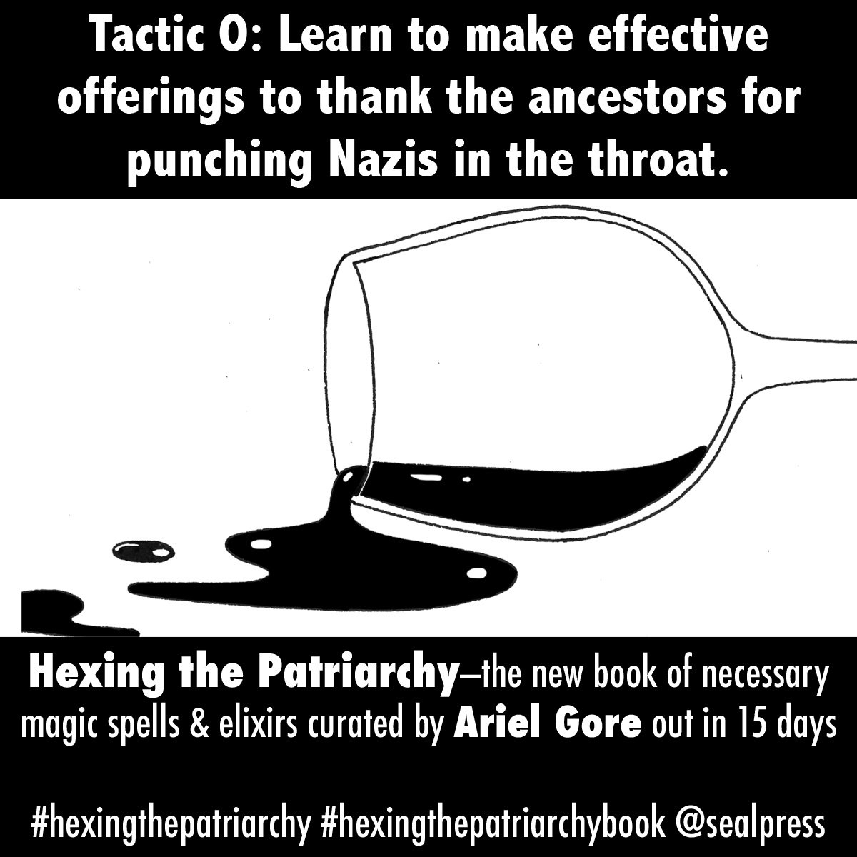 Learn all the witchy tactics in #hexingthepatriarchy. #hexthepatriarchy #magicalresistance #impeachment