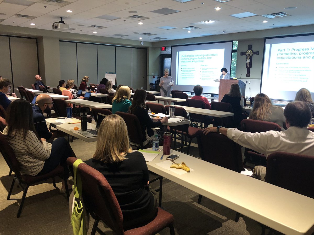 DianeStarkovich's tweet photo. Blessed to have quality teachers, counselors and administrators attending training to serve on Quality Assurance Teams in all of our schools in the @archatl #highexpectations #positivelearningenvironments https://t.co/i6YnxS8lRE