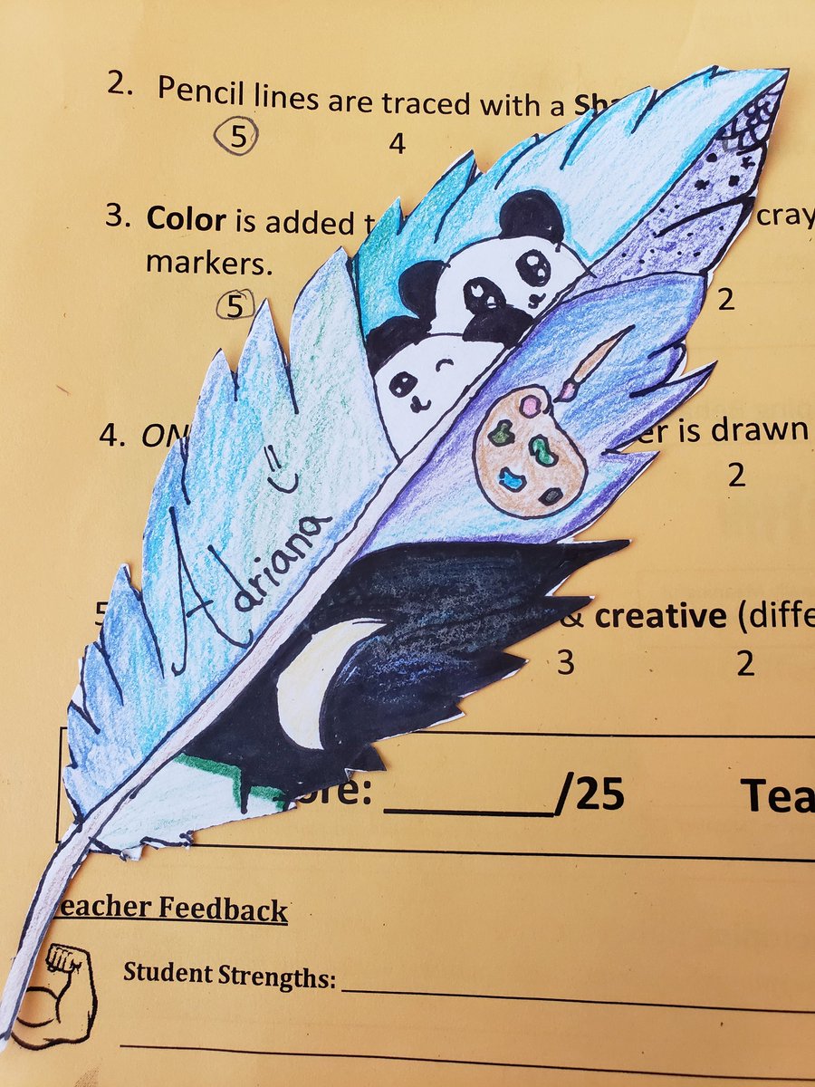 Together, We Soar! These huge eagle wings are composed of all of the feathers made by Waverley students from PreK-5th grade.  Each feather symbolically expresses students' individual identities. The students did an amazing job! #newheights