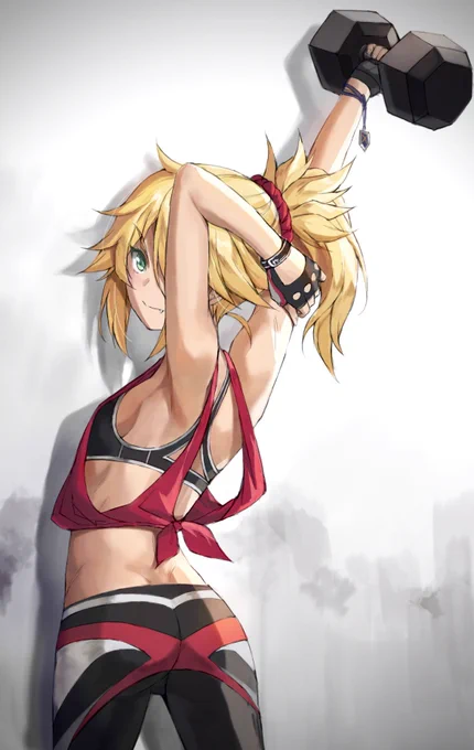 ダンベル何キロ持てるかい? 