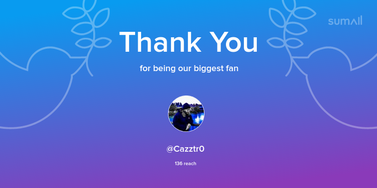 ItsErintatta's tweet photo. Our biggest fans this week: Cazztr0. Thank you! via https://t.co/GqxRW3hGzf https://t.co/AKGzX61Um8