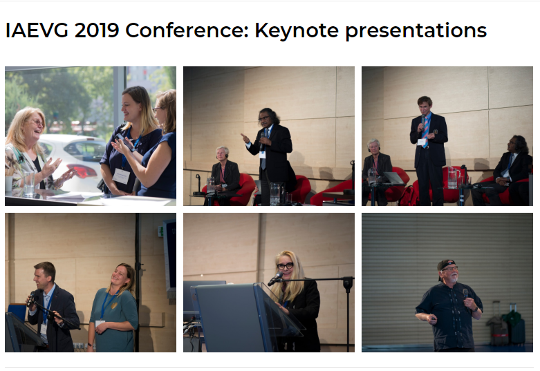 zkprk's tweet photo. The wait is over: Official photos, videos, press release and keynote presentations  from #iaevg2019 are here. Thanks for sharing! https://t.co/Ox6ufkQoiT https://t.co/2oySDAsCmP