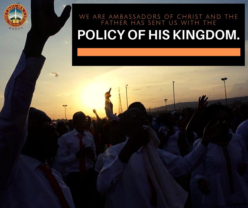 RBTCKenya's tweet image. "The church is the embassy of God and the Father is running His mission through this church here on earth." ~ @RBTCKenya #DoWhatYouHaveBeenSentToDo #AmbassadorsOfChrist