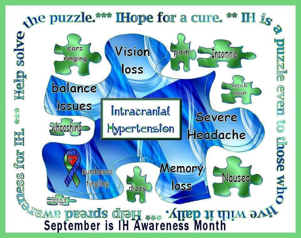tennygirl79's tweet photo. Today is the final day of #IHAwarenessMonth
#IntracranialHypertension #IH #pseudotumorcerebri #PTC #IHLife #1in100000 https://t.co/TMoHBISPoB
