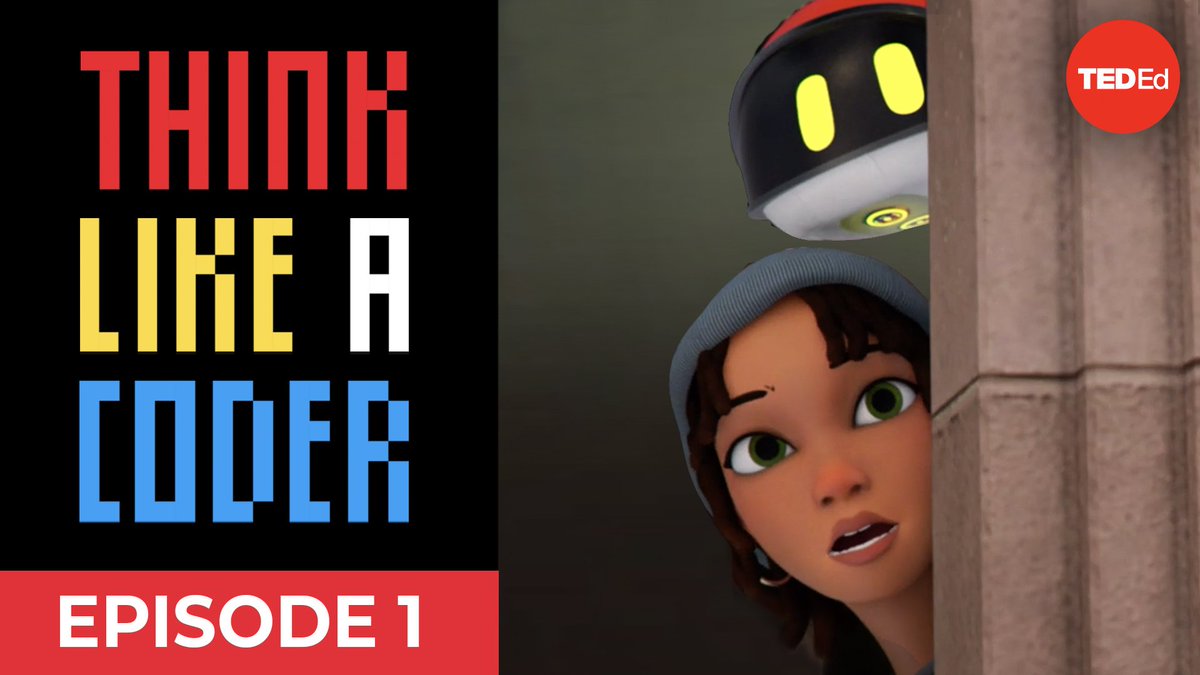 TED_ED's tweet image. NEW VIDEO: It's here! Ep. 1 of our new series #ThinkLikeACoder!
Ethic awakes in a prison cell. Step 1: Escape. Can you help her and the robot Hedge solve the puzzles to break free?
Coders and code-curious are welcome because coding is for everyone! t.ted.com/wUBRq1V