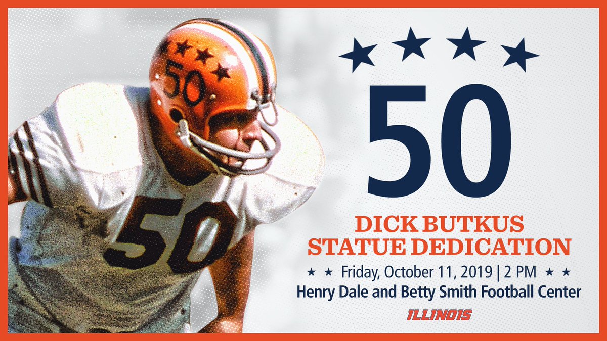 The Dick Butkus Statue will be officially unveiled on Friday, October 11 at...