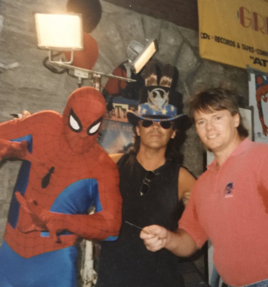 Happy birthday to Marty Stuart from Spider-Man  and me 