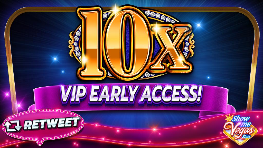 ShowMeVegasSlot's tweet photo. ๐ฐHOT NEW SLOT GAME LAUNCH!๐ฅExclusive Early Access to VIP Players - 10x10x10x Classic Slots!๐ฐ Win Upto 1000X! ๐ฐ WIN the BIGGEST PAYOUTS!๐ฐ๐ฐ RETWEET this post and๐ฐPlay NOW! https://t.co/2ic8gMs6FR #Casino #ShowMeVegasSlots #Slots #NewGame #10x10x10x #ClassicSlots #FreeCoins https://t.co/Q5WkKjbwsm