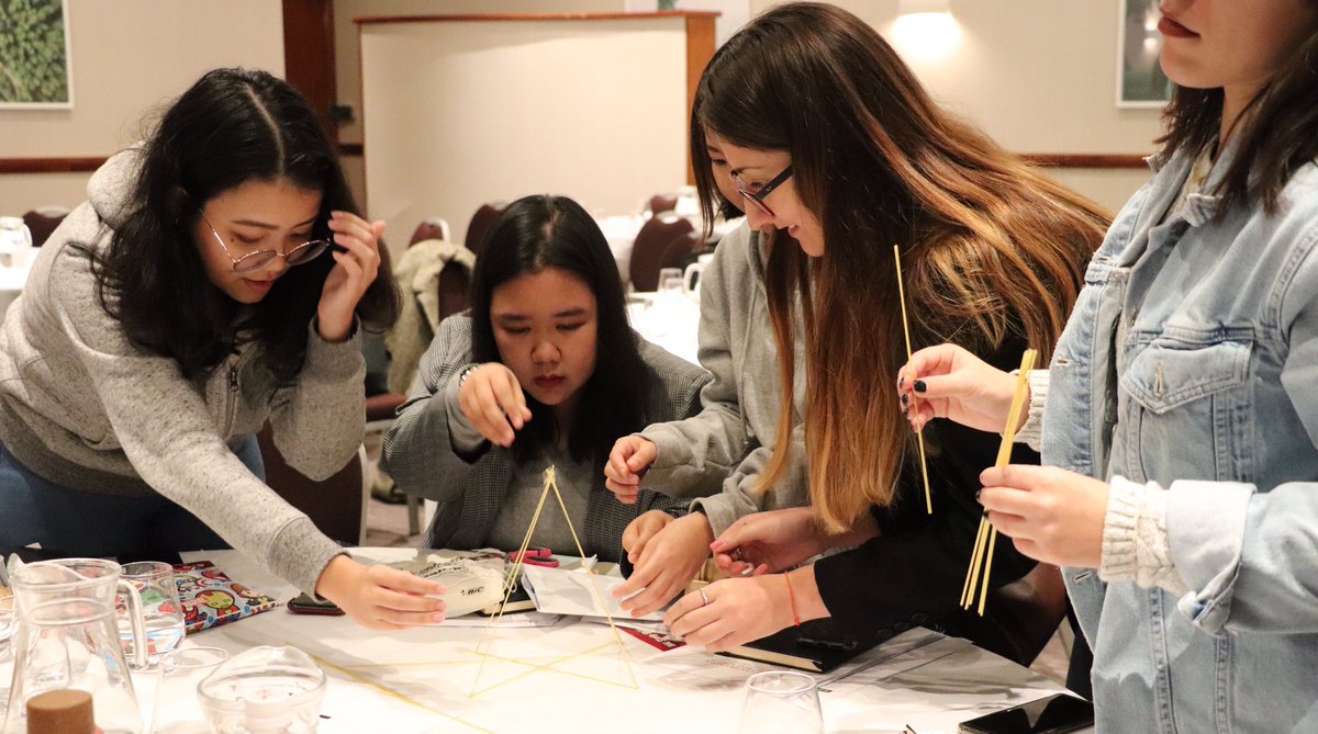 Our Knowing and Developing Yourself for Professional Success module kicked off today at Holiday Inn. There have been interactive activities, including The Marshmallow Challenge where students got to know one another whilst competing to build the tallest spaghetti tower. <a href="/DMUBAL/">Business and Law</a>