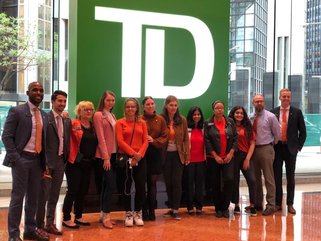 Our TD family at Front &amp; Bay showing support and honouring residential school survivors by wearing orange today. #OrangeShirtDay #EveryChildMatters #TDorangeshirtday <a href="/AndrewCox_TD/">Andrew Cox</a> <a href="/SHong_TD/">Simon Hong</a> <a href="/scott_belton/">Scott Belton</a> @AndrewP_TD