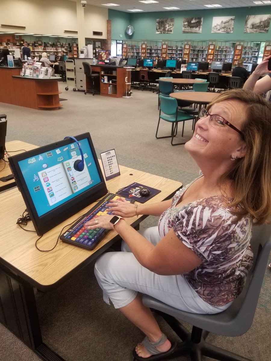 MsMueller15's tweet photo. Computer time at the public library https://t.co/FlxY5Xhacl