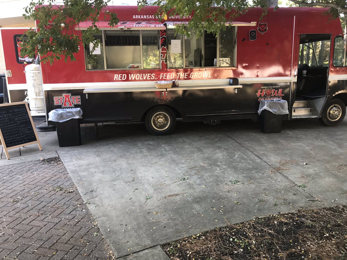 Good Morning everyone Come out to <a href="/HowlOnWheels/">Howl on Wheels</a> Behind the Library Check our our new menu... #WolvesUp