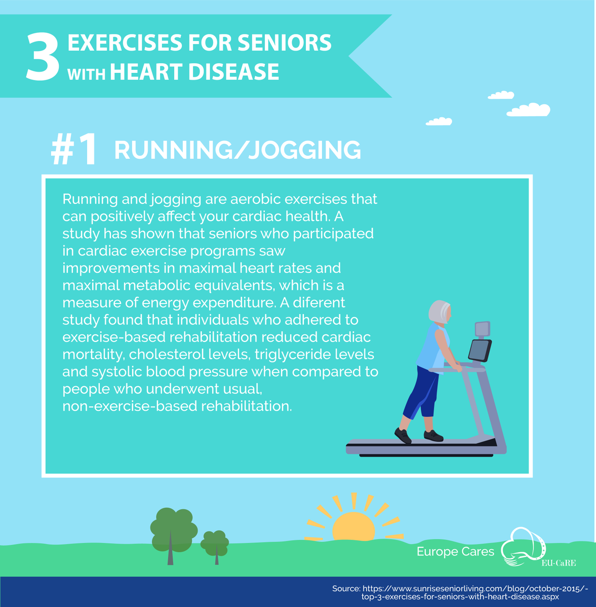 eucare_org's tweet photo. Whether or not you have heart disease or not, you can get great exercise! Here are 3 heart-friendly #exercises anyone can do to stay active and healthy! #HeartHealth #Tips https://t.co/86brXG58aK