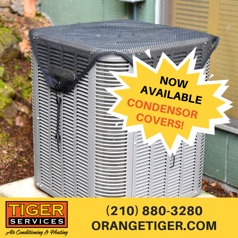You want to keep your AC system working all year long, right? Of course you do! Tiger Services offers condenser covers to protect your outdoor equipment and keep it working great all year long.  orangetiger.com (210) 880-3280 #TigerServices #ac #nowavailable #home #satx