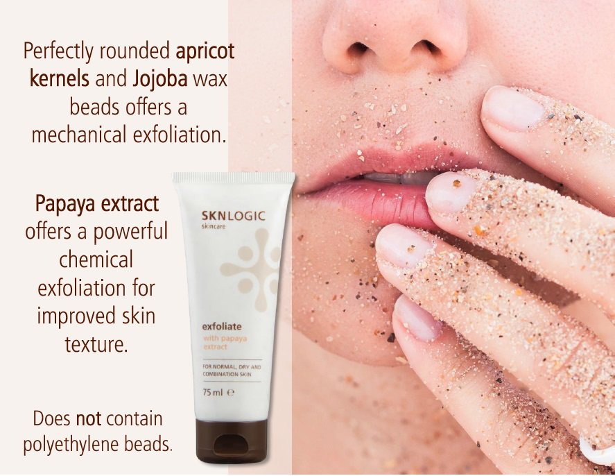exfoliate norsk