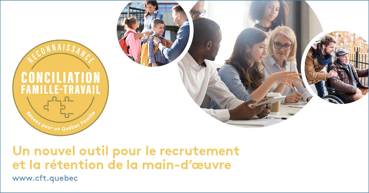 La conciliation #famille-travail est une préoccupation importante pour une majorité de #travailleurs. Nous offrons enfin un programme pour faciliter la situation. Découvrez-en davantage en visitant notre site Web! cft.quebec/fr/accueil