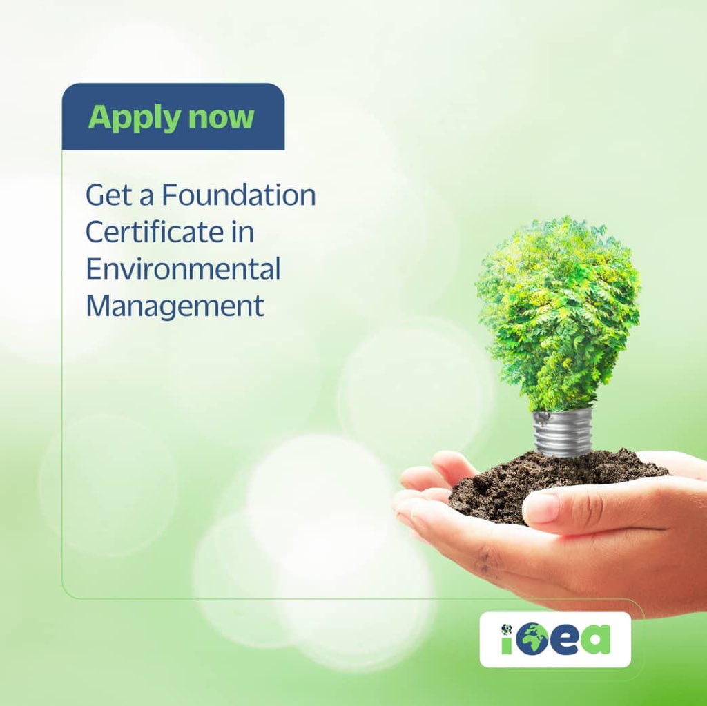 For those starting a career in environmental management who want a solid foundation in environmental and sustainability expertise to build on.Get a Foundation Certificate in Environmental Management.Apply now!
#BeTrainedByIOEA
#BeChartered
Find out more at ioeaghana.com