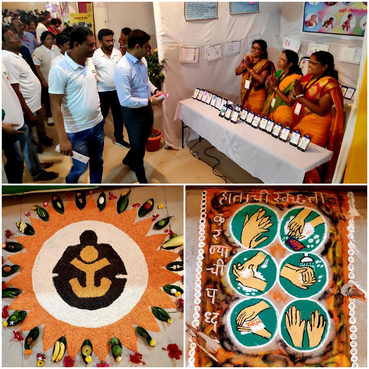 NNMYavatmal's tweet photo. A unique '1000 दिवस: पोषणाचे 5 सूत्र' मेळावा marked the last day of #PoshanMaah2019 in #Yavatmal!
CEO, ZP participated in the event with enthusiasm along with other officials. The impact of this #PoshanTyoharSeVyavahar will live long!

#sahiposhandeshroshan @POSHAN_Official https://t.co/aLZVdoAv4w