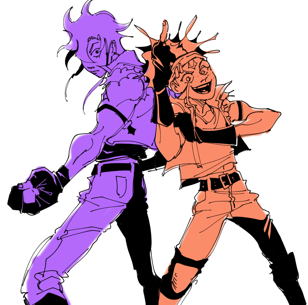 「call me fighter, i'll mop the floor with」|moved!のイラスト