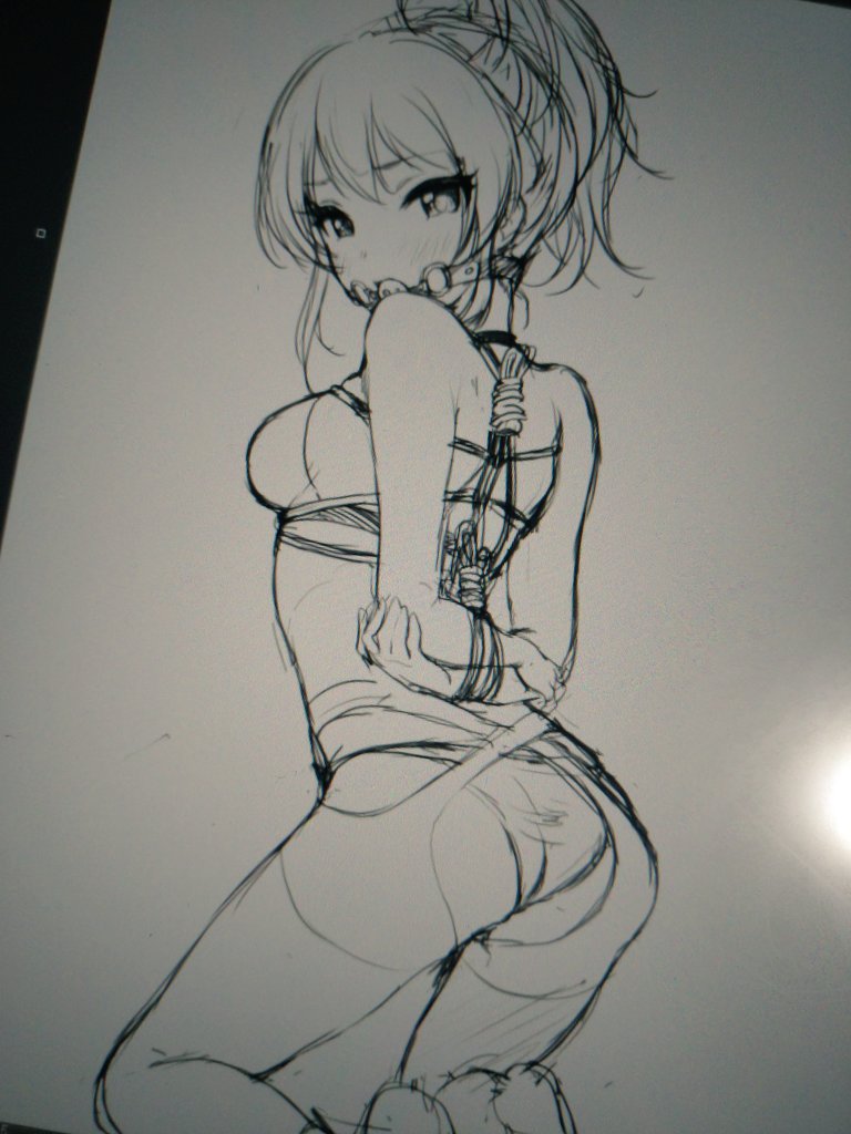 みかさんのお尻書いてたら楽しくなっちゃったんだぜ🤔 