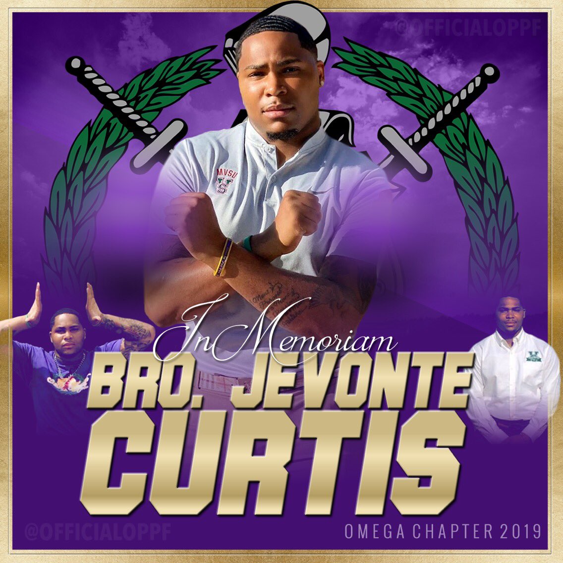 We extend our condolences to the family of Bro. Jevonte Curtis Spr. 2019 <a href="/MVSUDEVILS/">Mississippi Valley State University</a>. Bro. Curtis was killed in a car accident early Sun morning. Please keep Brothers Delrick Henderson &amp; Patrick Harbin Jr. who were both in critical condition. 🙏🏾 #OmegaPsiPhi #BetaTheta #BetaRho