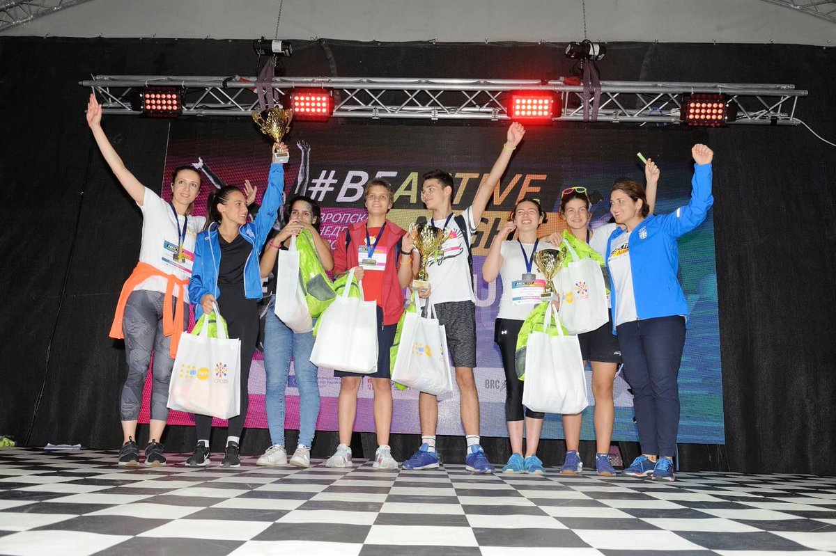 UNFPASerbia's tweet photo. Such an amazing night at #Run2Equality! 🎉
Ahead of #ICPD25,we were running to equality in couples 🏃♂️🏃♀️,listened to great music 🎶,competed who knows more about #genderequality & lots of other things!
#NairobiSummit #UnfinishedBusiness #BeActive @EUICBG @unfpaeecaro https://t.co/FTG0GVYvUm