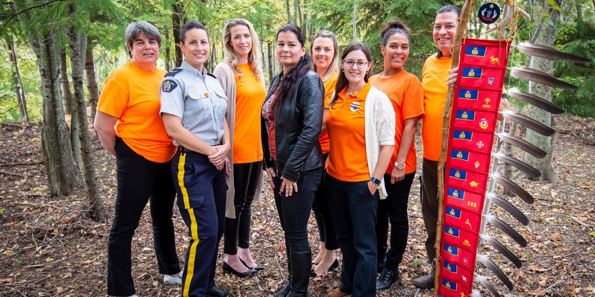 Today, we wear orange in honour of the thousands of Indigenous children who were sent to Canadian residential schools. At the #RCMP, we're committed to the ongoing process of reconciliation and education. #everychildmatters #orangeshirtday