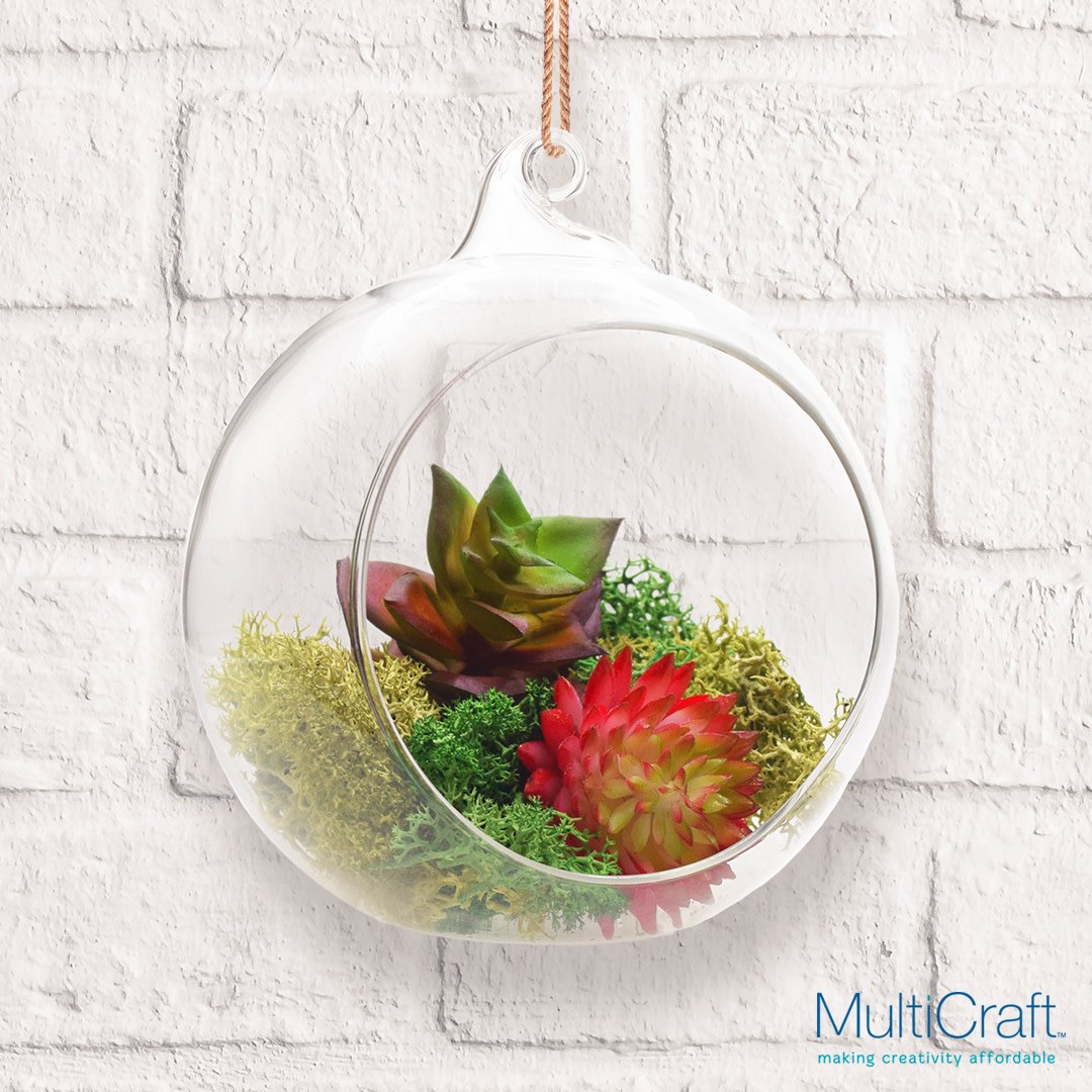 MultiCraft_Intl's tweet image. Floral moss is fitting for a wide variety of craft projects. It&apos;s perfect for adding a decorative liner to pots and planter boxes or for adding that personal touch to floral arrangements. Create beautiful terrariums, centerpieces, wreaths and more!

#MultiCraft