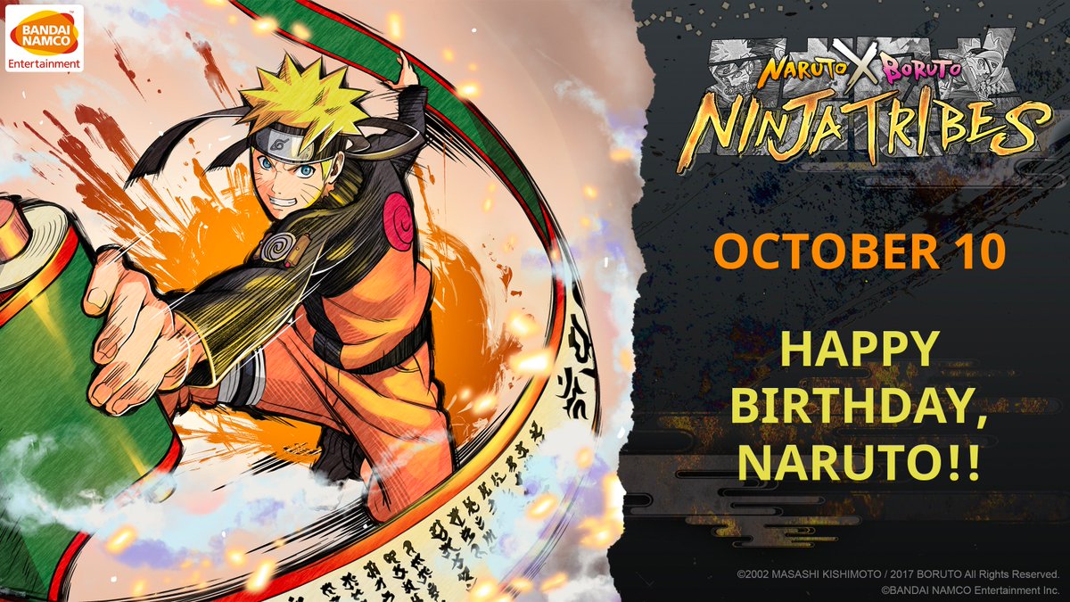 Crunchyroll Games Happy Birthday Naruto We Re Celebrating The Birth Of A Legend By Giving 10 Shinobi In Our Tribe A Full Year Of Crunchyroll Premium Enter T Co 2c7grasa0f